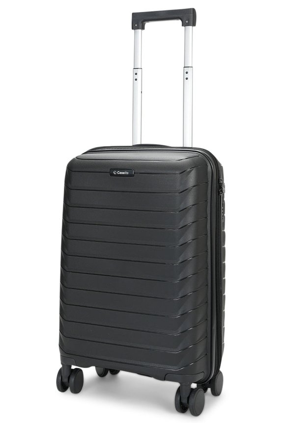 Caselite Expedition 56cm Hardside Carry-On Suitcase Black