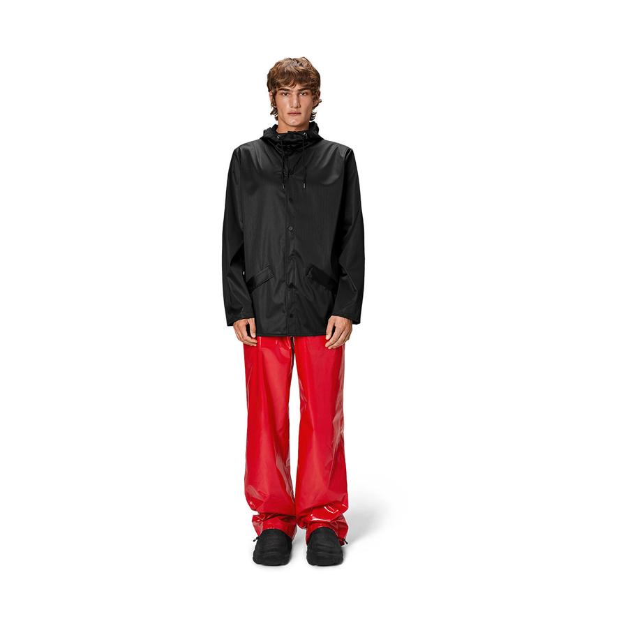 Rains Jacket Black Grain M