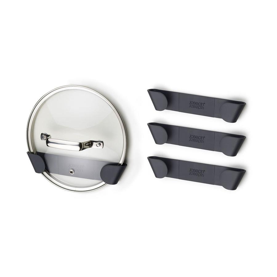 Joseph Joseph 4 Pan Lid Holders Grey Grey