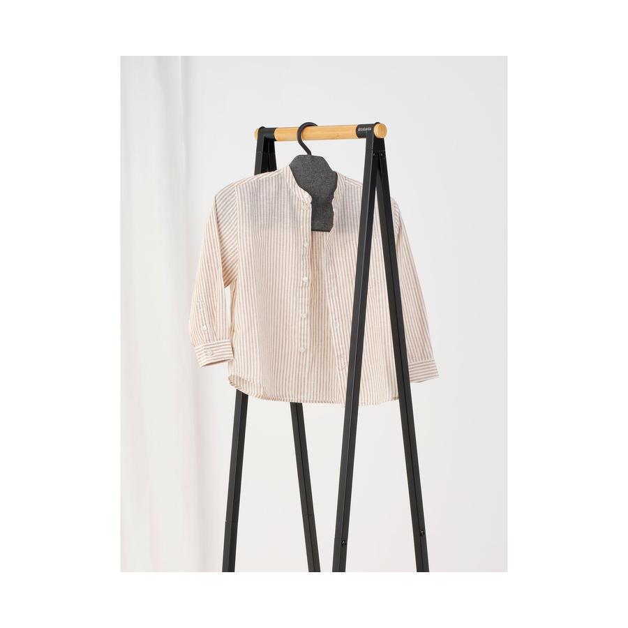 Brabantia Steam Clothes Hanger Pepper Black Pepper Black