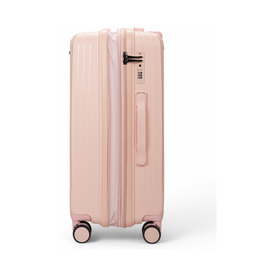 Nomad Venture 65cm Hardside Checked Suitcase Pink Pink