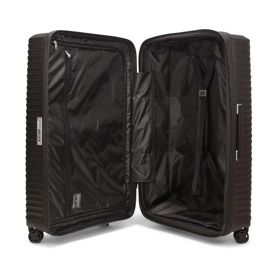 Samsonite Upscape 81cm Hardside Checked Suitcase Black Black
