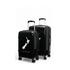 Caselite NZ Map 56cm & 67cm Hardside Luggage Set Black