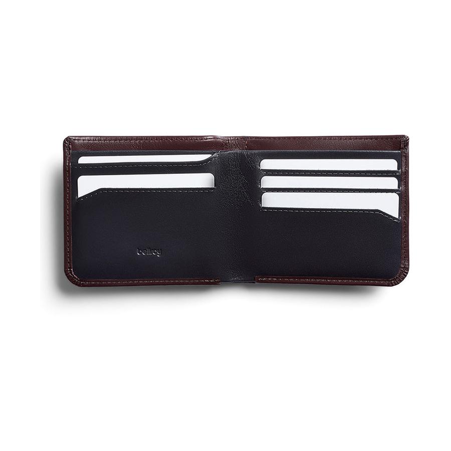Bellroy RFID Hide & Seek HI Leather Wallet Deep Plum Deep Plum