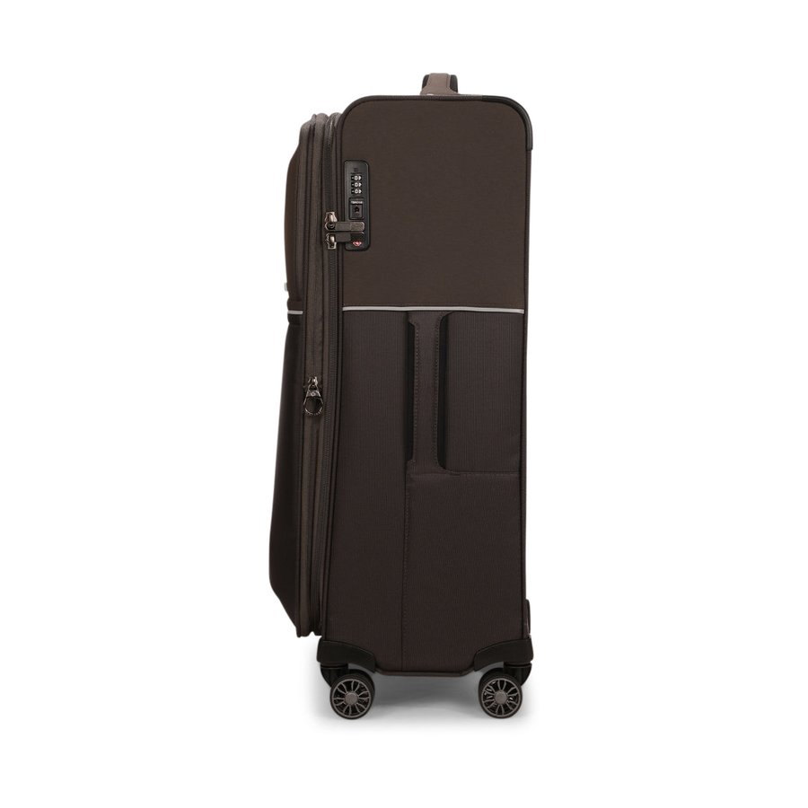 Samsonite 73H 71cm Softside Checked Suitcase Platinum Grey Platinum Grey