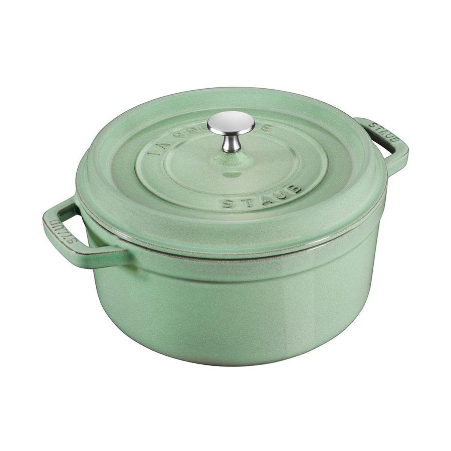 Staub 28cm (6.7L) Round Cocotte Sage Sage
