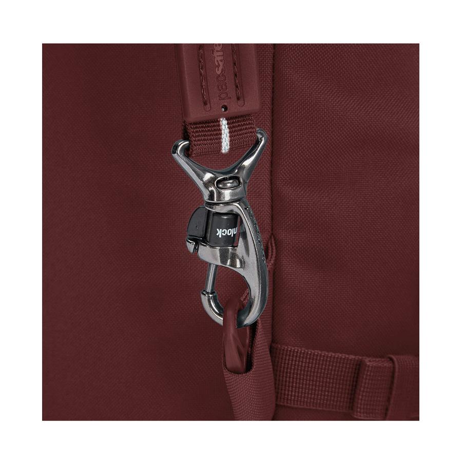 Pacsafe GO 34L Anti-Theft Recycled Carry-On Backpack Garnet Red Garnet Red