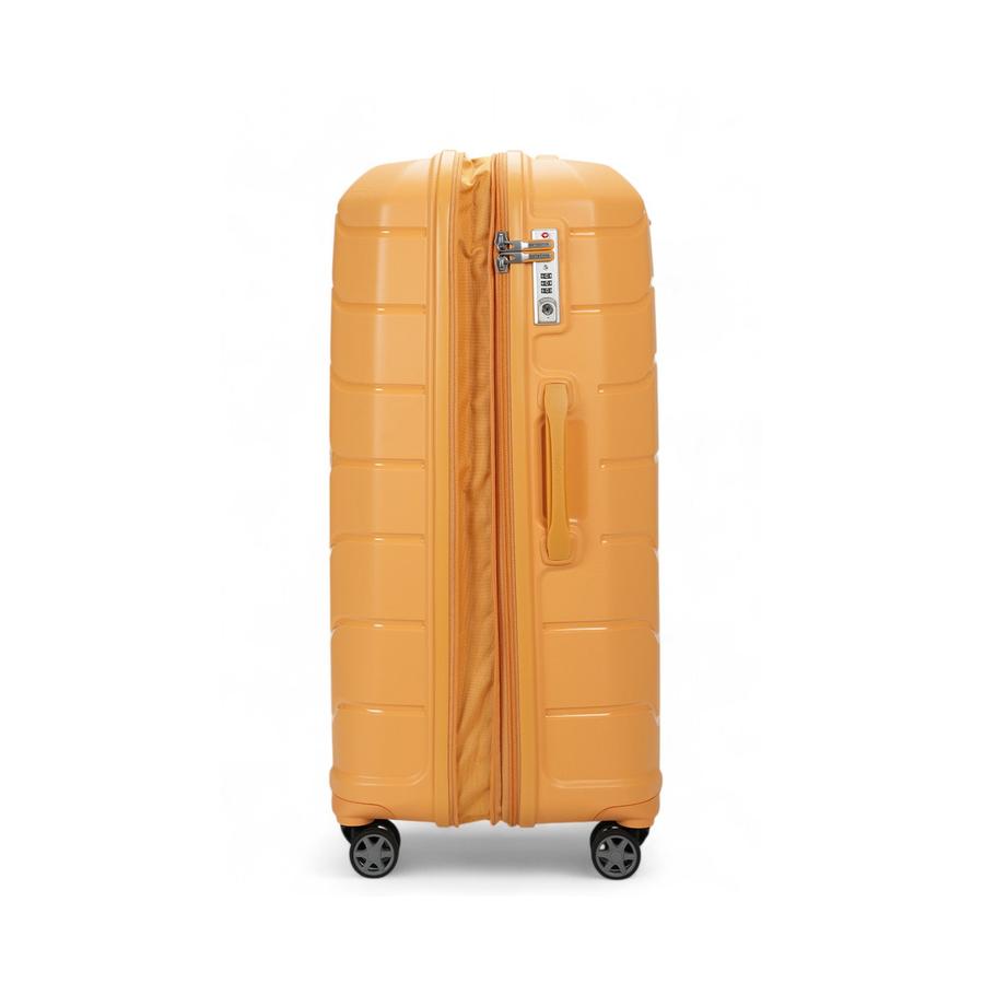 Samsonite Oc2lite 75cm Hardside Checked Suitcase Honey Gold Honey Gold