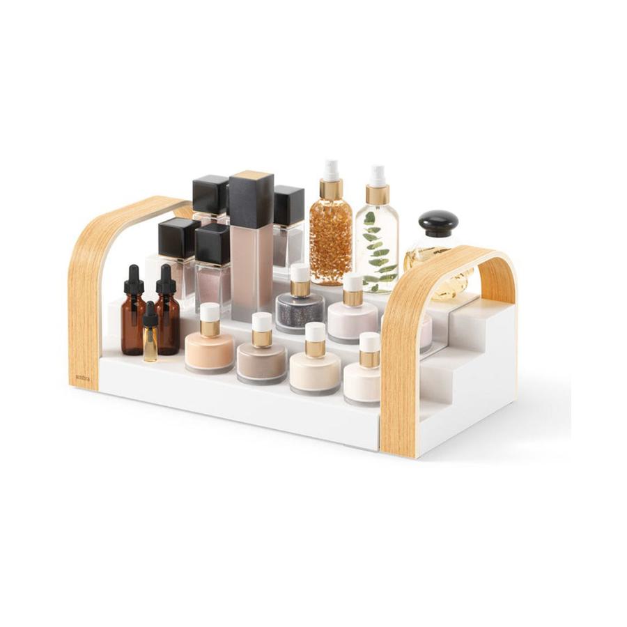 Umbra Bellwood 3-Tier Spice Shelf White/Natural White/Natural