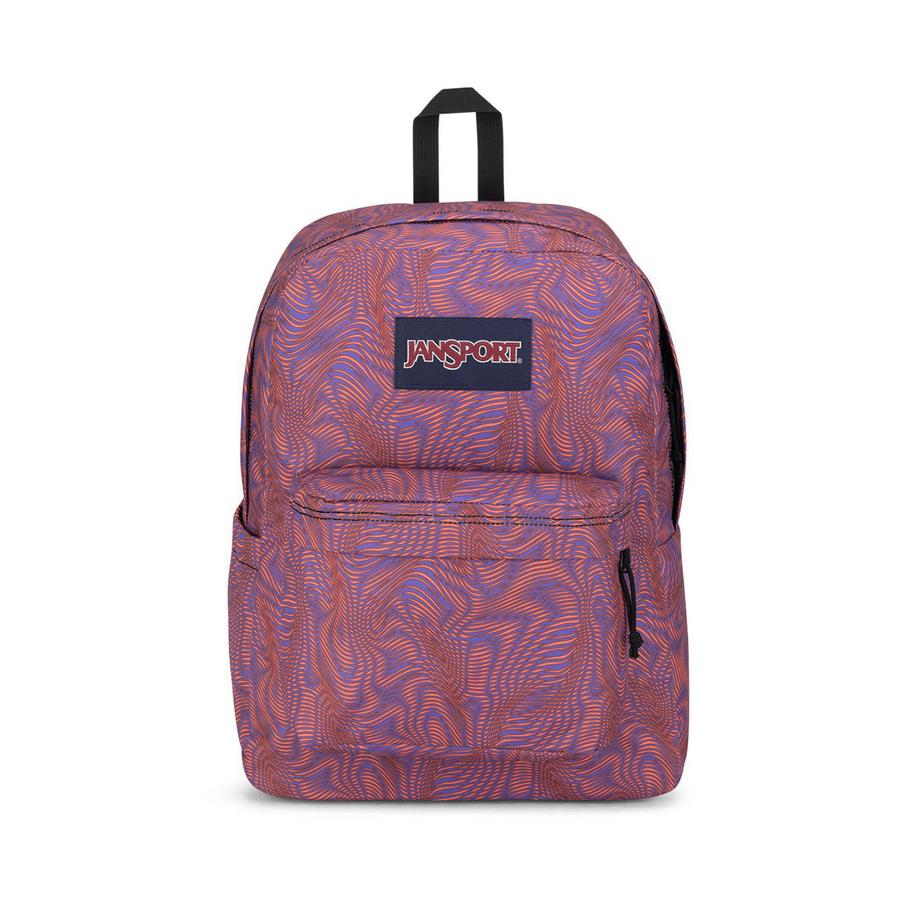 Jansport Superbreak Plus Backpack Moire Ripples Moire Ripples