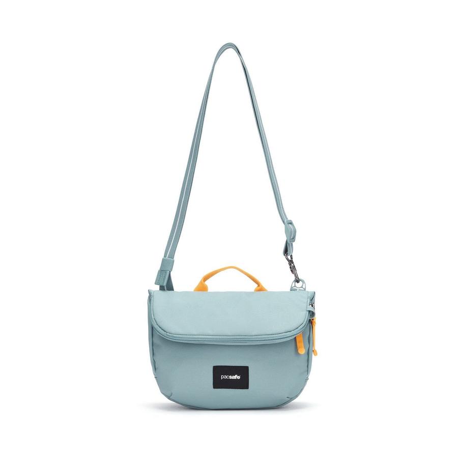 Pacsafe GO Anti-Theft Recycled Saddle Crossbody Bag Fresh Mint Fresh Mint