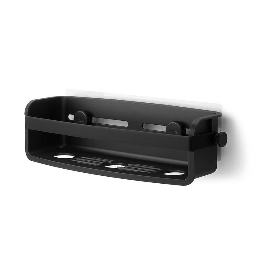 Umbra Flex Adhesive Bin Black Black