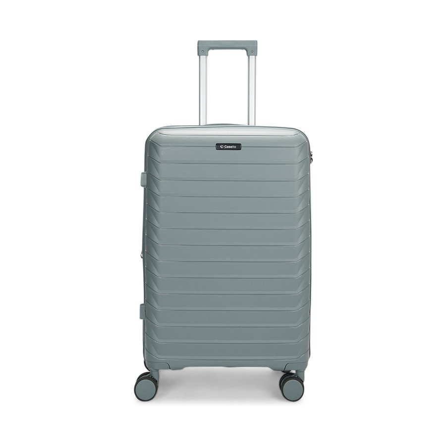Caselite Expedition 56cm & 65cm Hardside Luggage Set Grey Green Grey Green