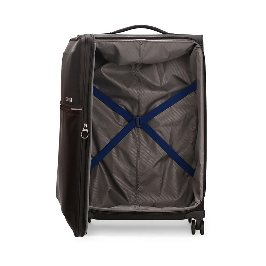 Samsonite 73H 71cm Softside Checked Suitcase Black Black