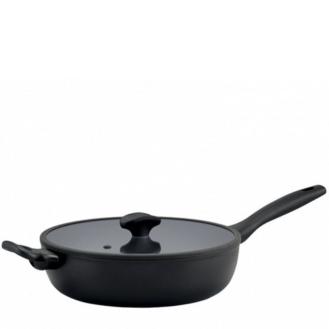 Essteele Per Domani 28cm Deep Covered Skillet Black