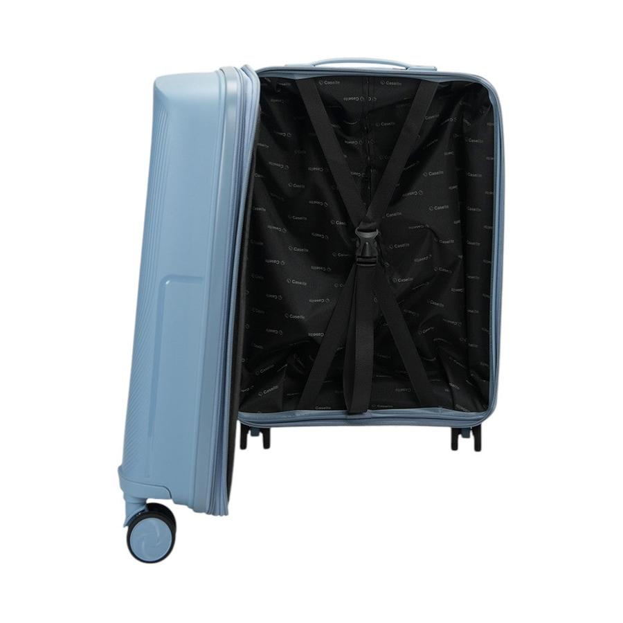 Caselite Aero 56cm Hardside Carry-On Suitcase Light Blue Light Blue