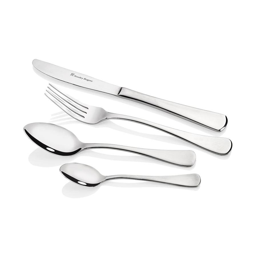 Stanley Rogers Metropolitan 24 Piece Cutlery Set Stainless Steel Stainless Steel