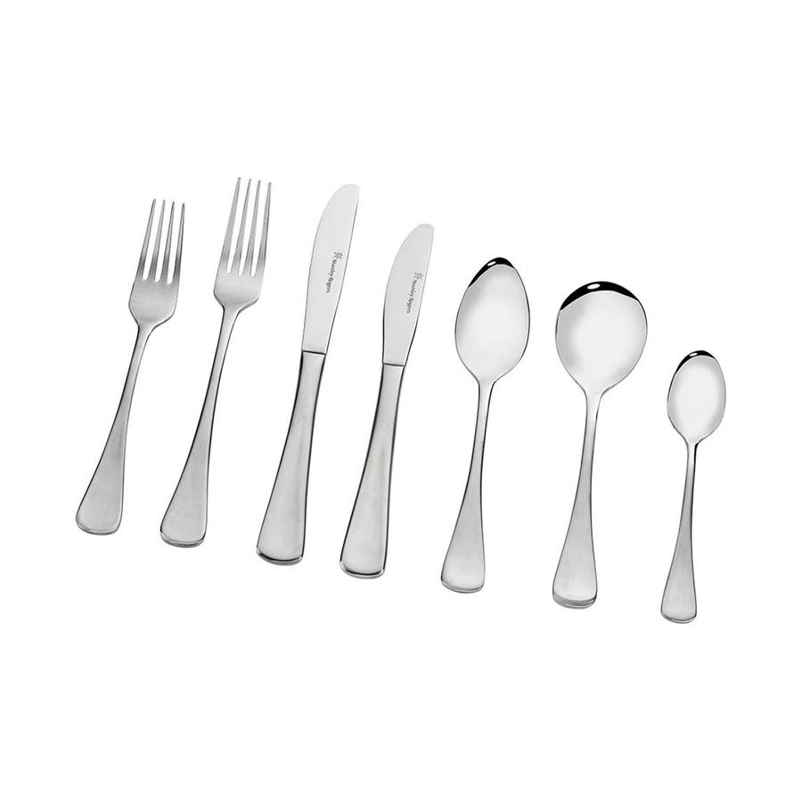 Stanley Rogers Metropolitan 56 Piece Cutlery Set Stainless Steel Stainless Steel
