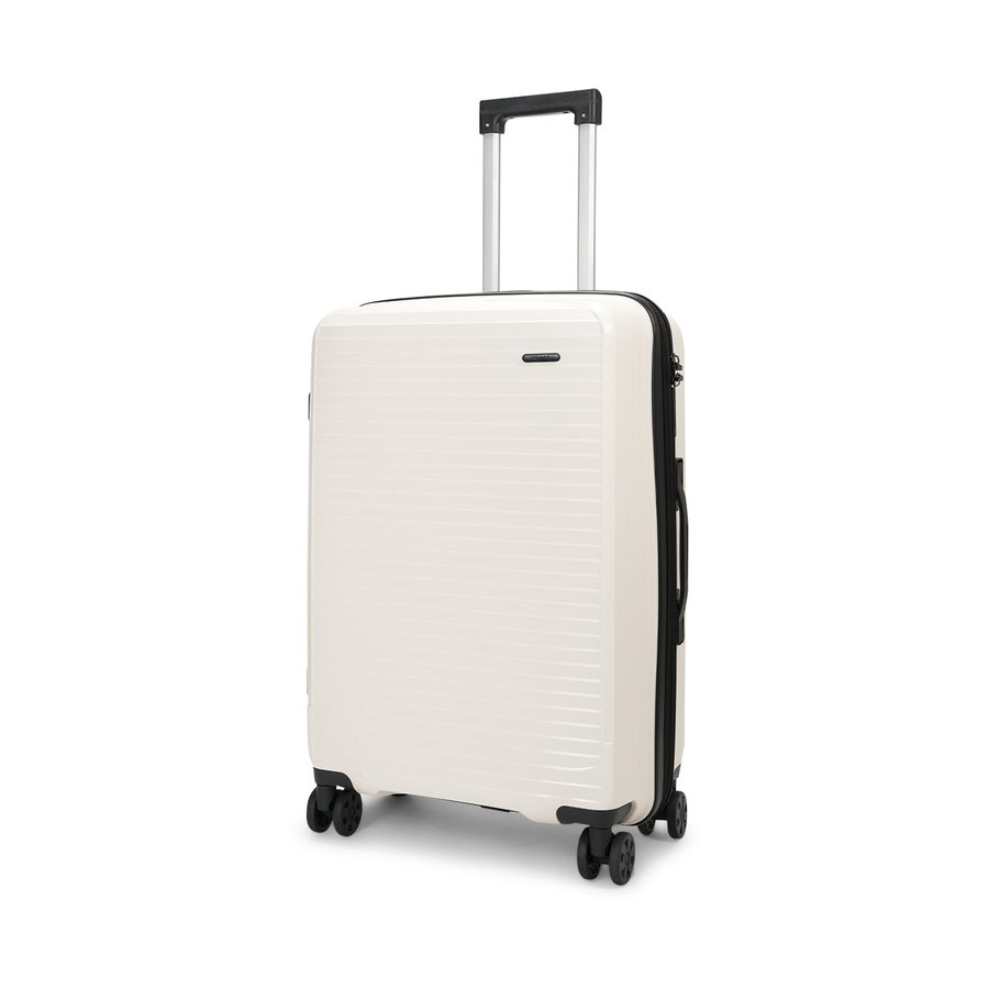 Nomad Venture 65cm Hardside Checked Suitcase White White