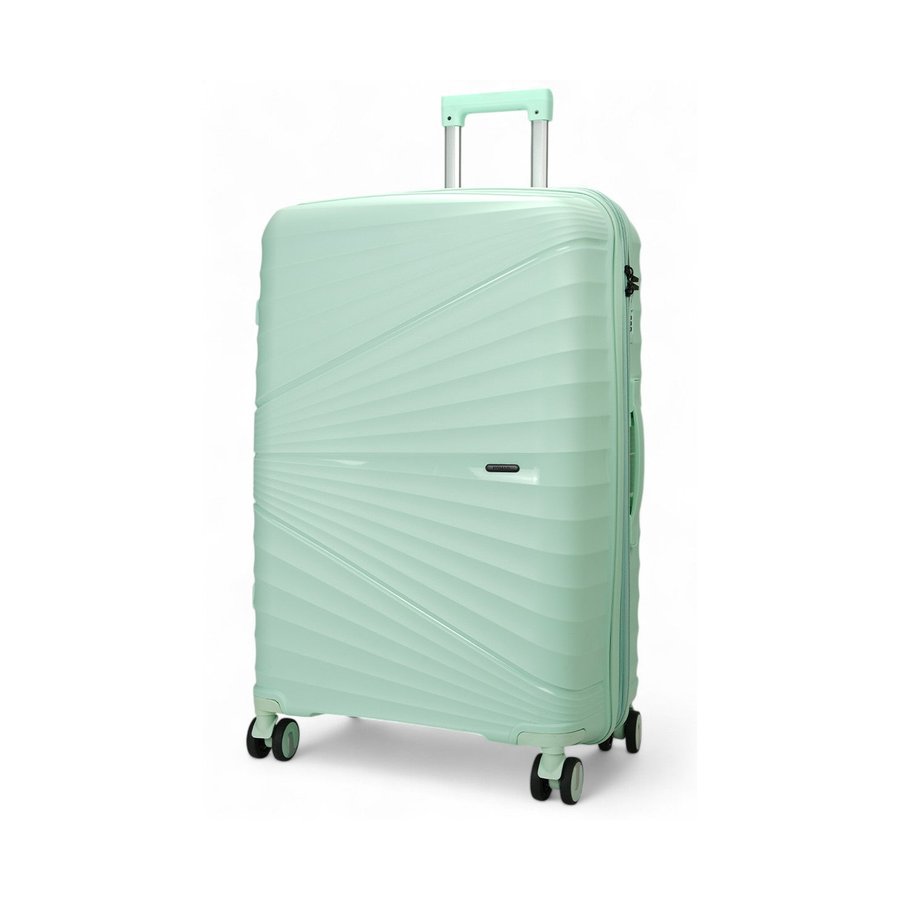 Nomad Aspire 75cm Hardside Checked Suitcase Mint Mint