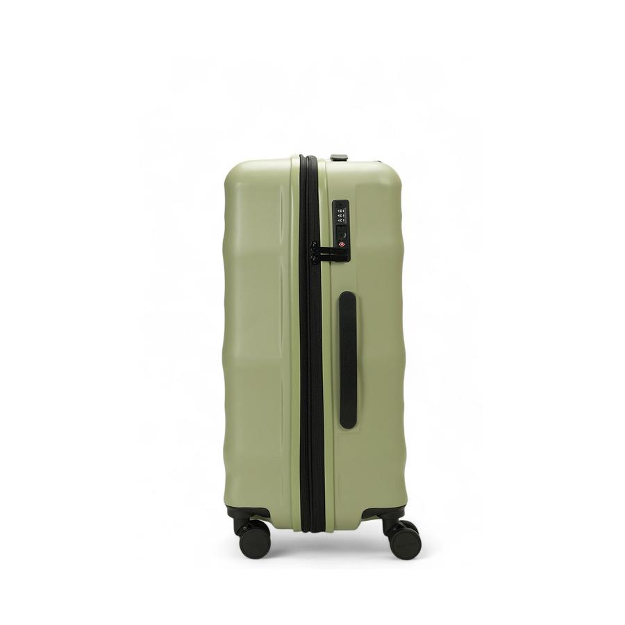 Luna-Air Medium Checked Suitcase Sage