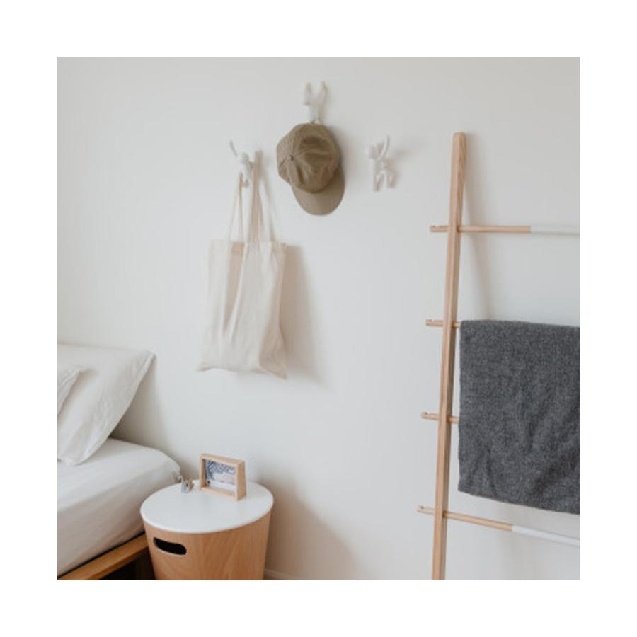 Umbra Buddy Wall Hooks (Set of 3) White White