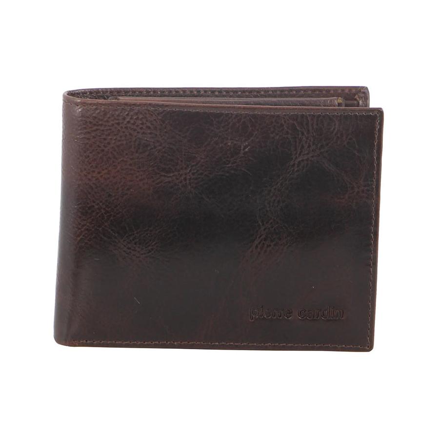 Pierre Cardin Luca Men's Italian Leather RFID Wallet Brown Brown