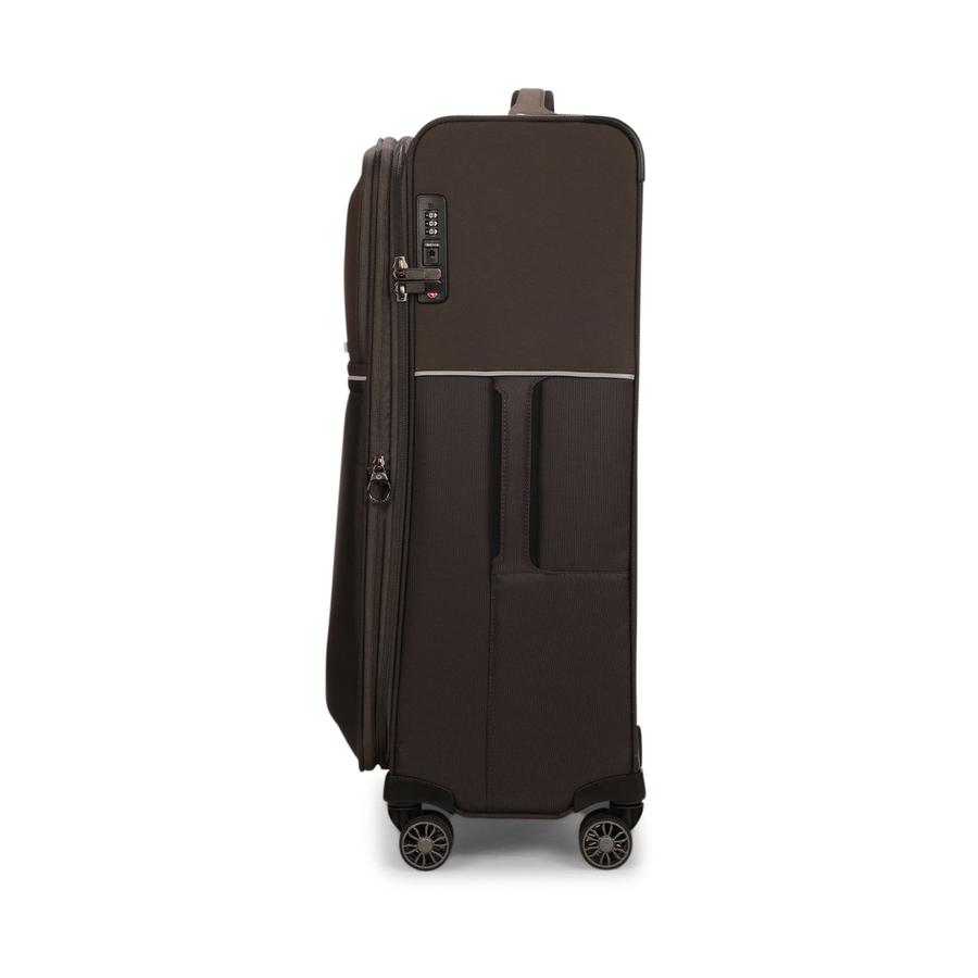 Samsonite 73H 71cm Softside Checked Suitcase Platinum Grey Platinum Grey
