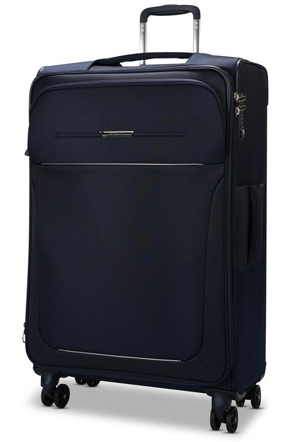 Samsonite B-Lite 5 78cm Softside Checked Suitcase Navy