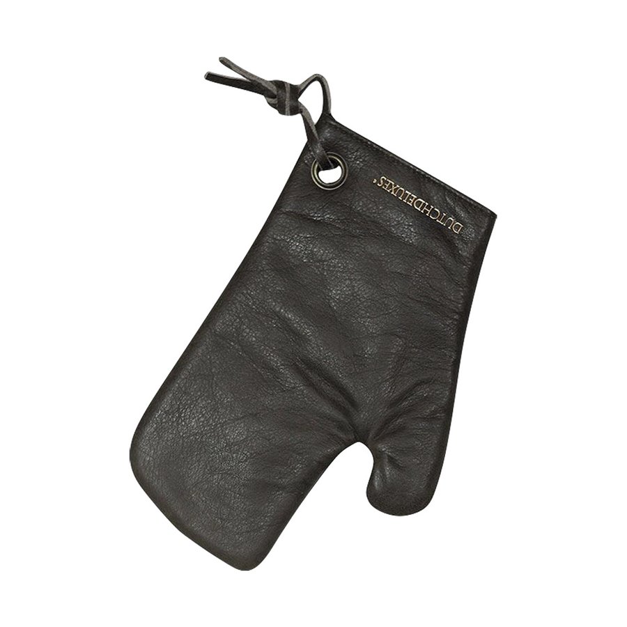 Dutch Deluxes Leather Oven Glove Vintage Grey Vintage Grey