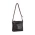 Milleni Marie Women's Leather Crossbody Bag Black/Chestnut