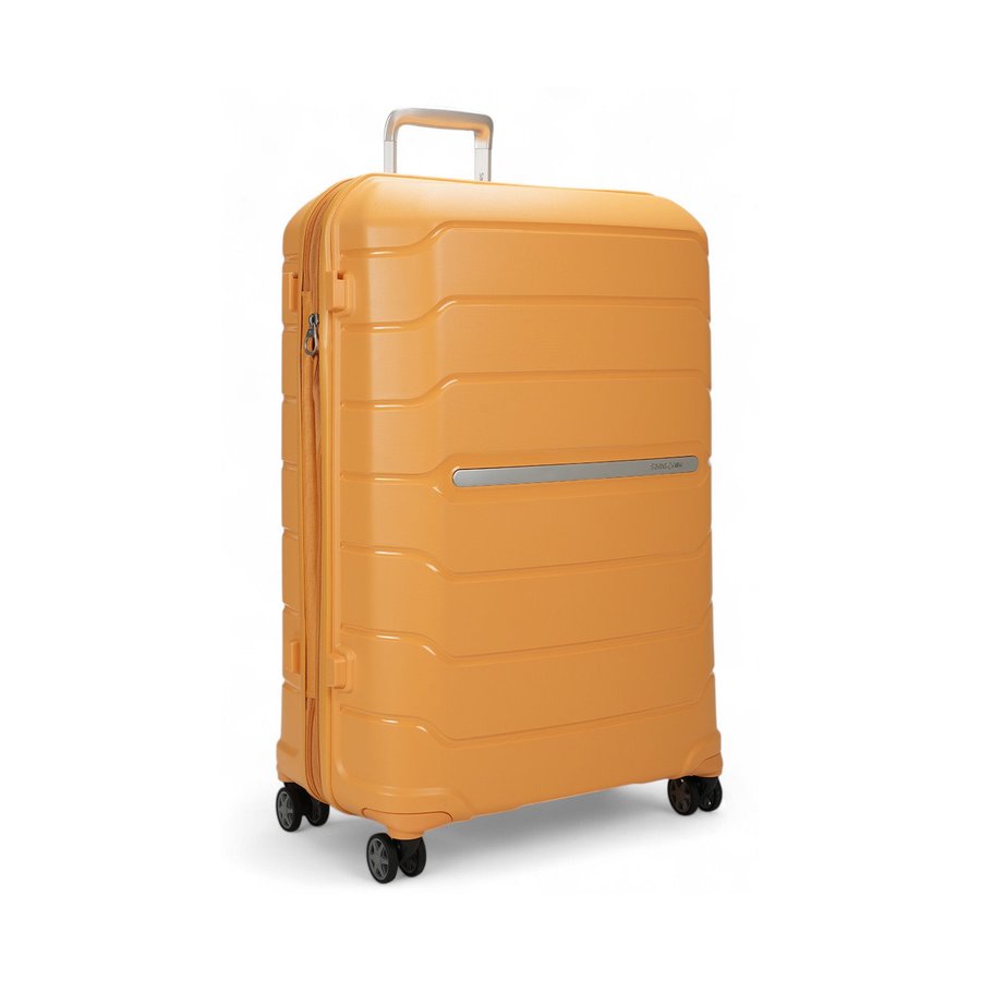 Samsonite Oc2lite 75cm Hardside Checked Suitcase Honey Gold Honey Gold