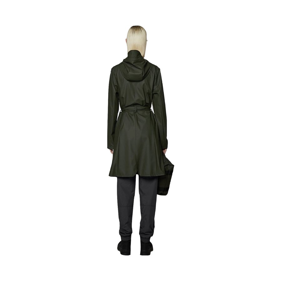 Rains Curve Jacket Green Default Title