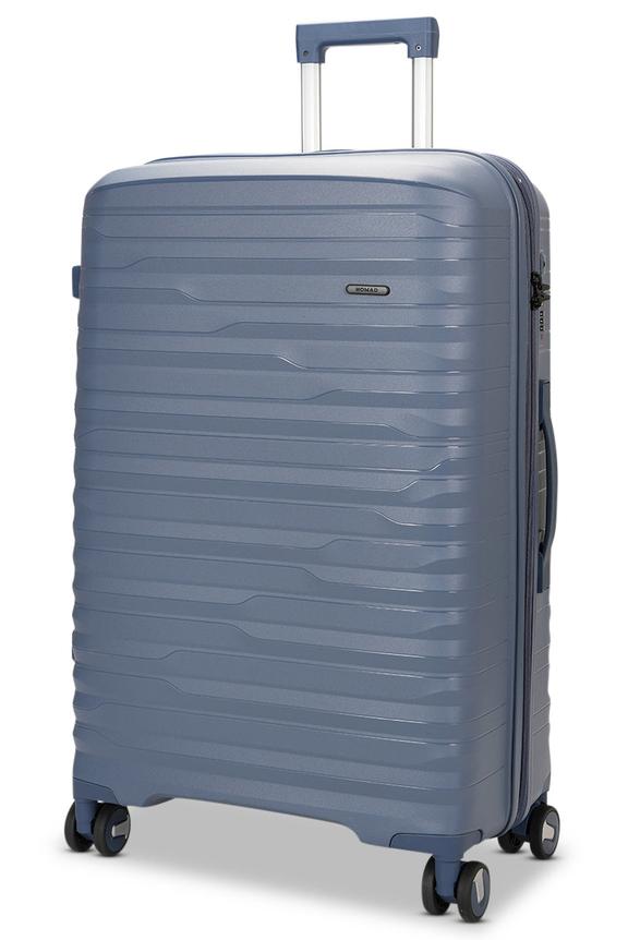 Nomad Discover 75cm Hardside Checked Suitcase Navy