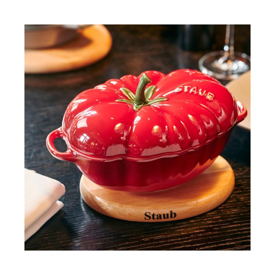 Staub 0.5L Ceramic Cocotte Tomato Tomato