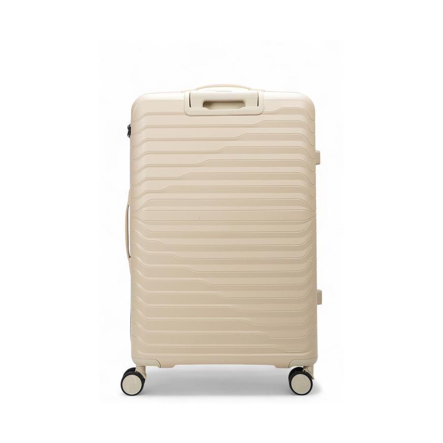 Caselite Summit 75cm Hardside Checked Suitcase Beige Beige