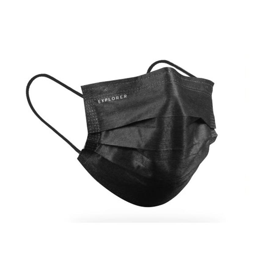 Explorer Disposable Face Mask - Set of 50 Black Black
