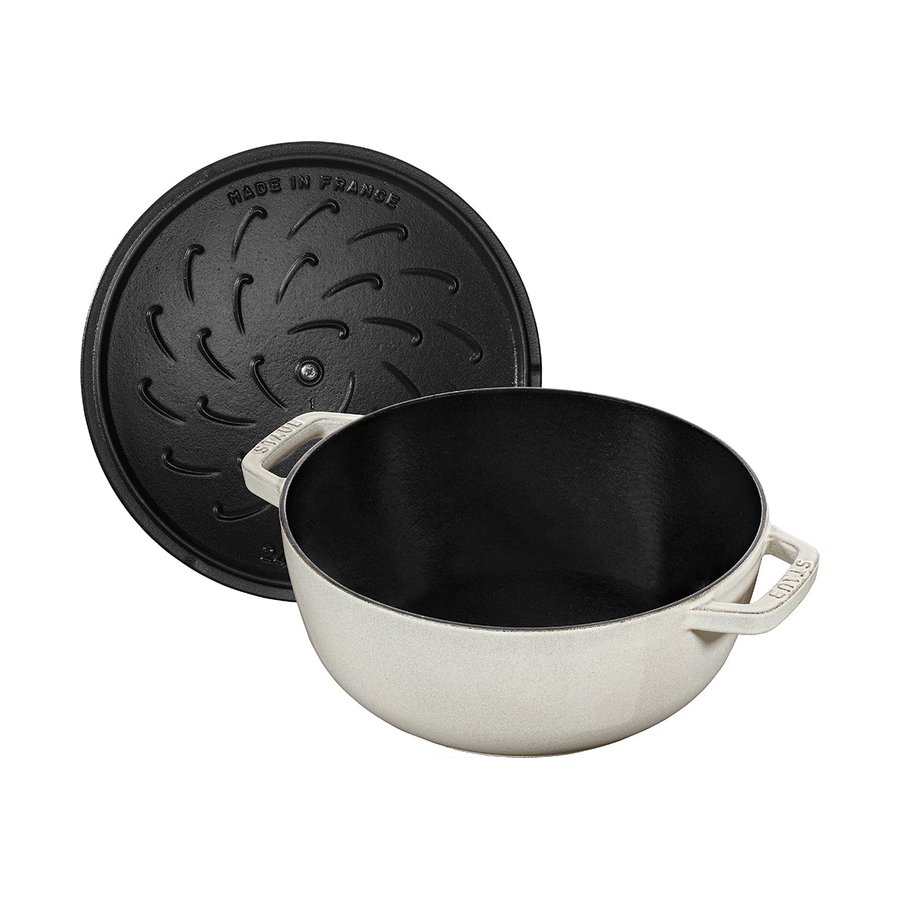 Staub 24cm (3.6L) French Oven Snowflake White Truffle White Truffle