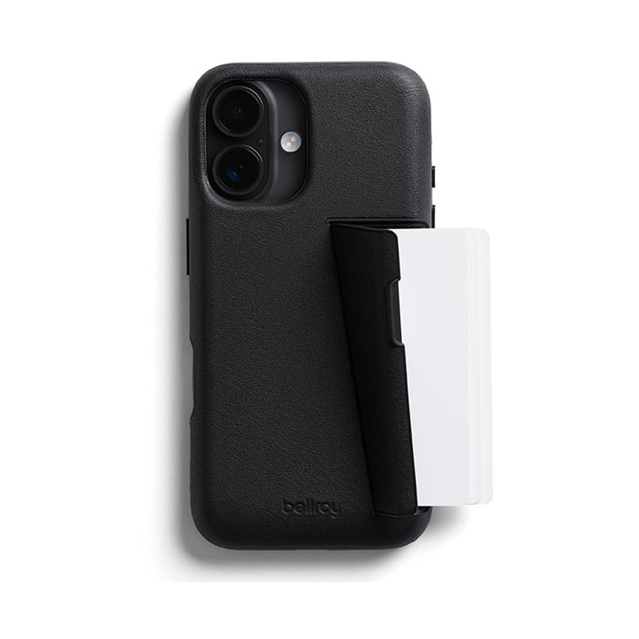 Bellroy iPhone 16 Plus Phone Case – 3 Card Black Black