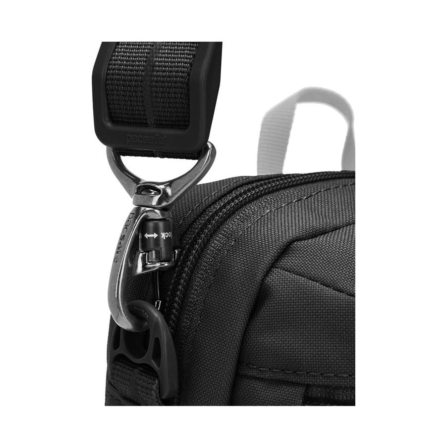 Pacsafe GO Anti-Theft Recycled Festival Crossbody Bag Jet Black Jet Black