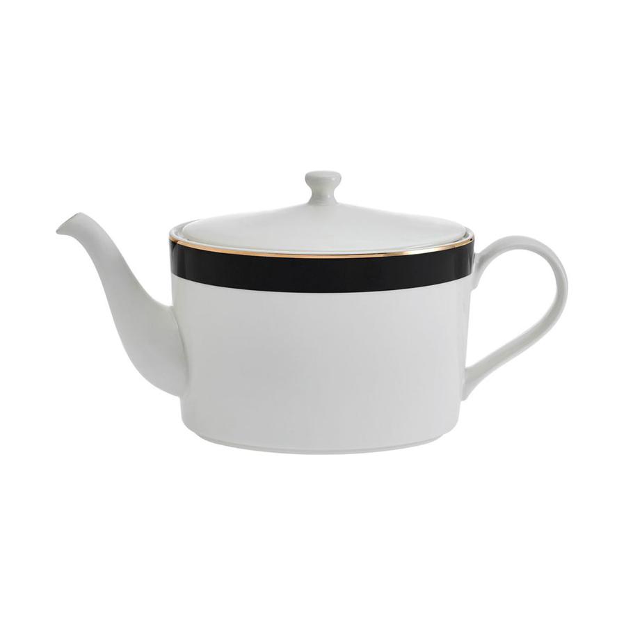 Mikasa Luxe Deco 1.1L China Teapot White White