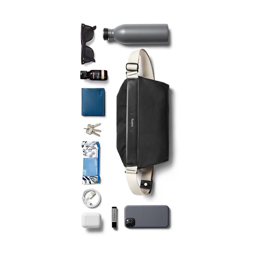 Bellroy Sling Bag Mini Premium Edition Black Sand Black Sand