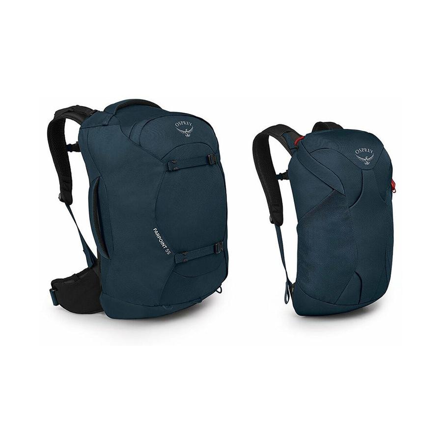 Osprey Farpoint 55 Men's Travel Pack Muted Space Blue Muted Space Blue