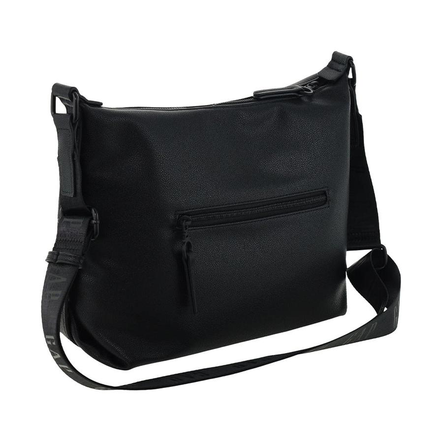 Gap Essenza Ladies Vegan Leather Rectangular Crossbody Bag Black Black