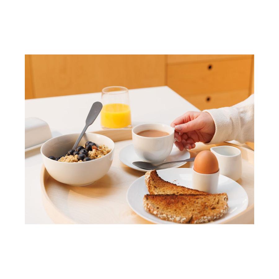 Mikasa Chalk 14cm Porcelain Cereal Bowls (Set of 4) White White