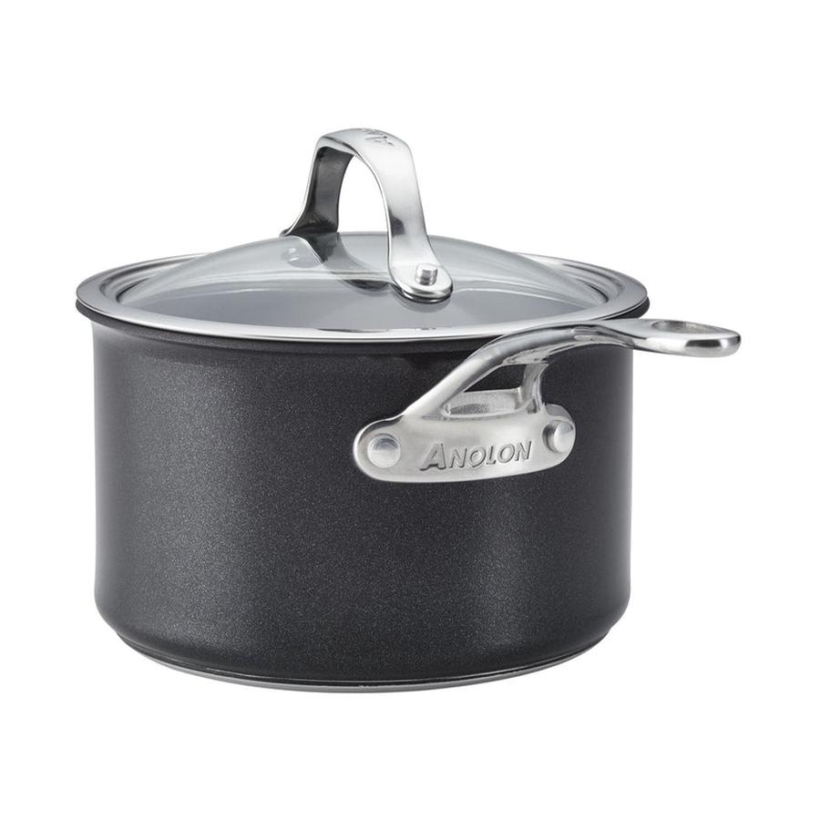 Anolon SearTech 18cm (2.8L) Covered Saucepan Black Black