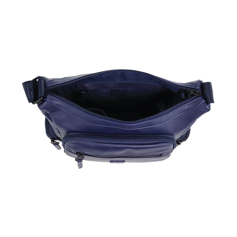 Gap Nexa Ladies Vegan Leather Function Crossbody Bag Navy Navy