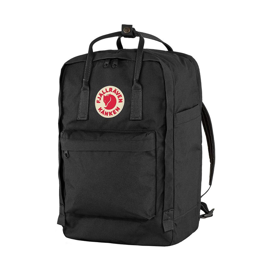 Fjallraven Kanken 17" Laptop Backpack Black Black