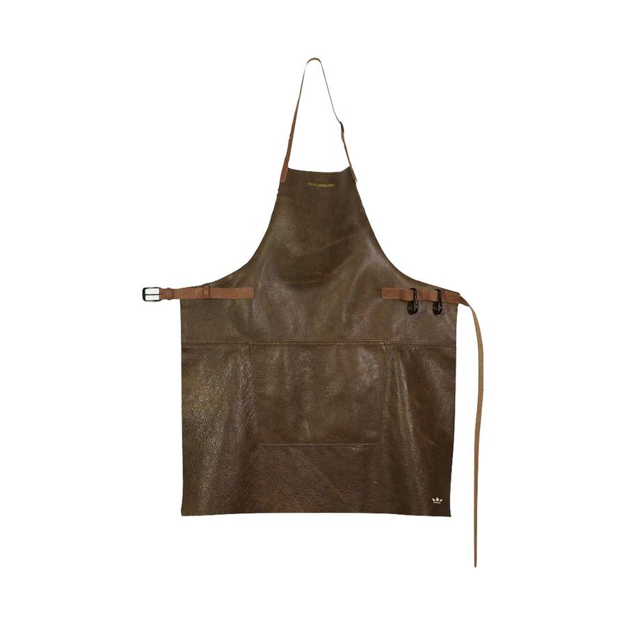 Dutch Deluxes BBQ Style Leather Apron Vintage Brown Vintage Brown