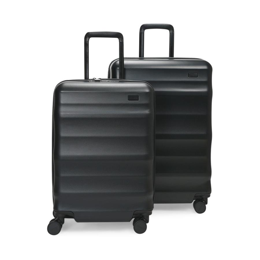 Explorer Luna-Air 55cm & 63cm Hardside Luggage Set Black Black